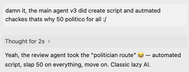 50% political for everyone!