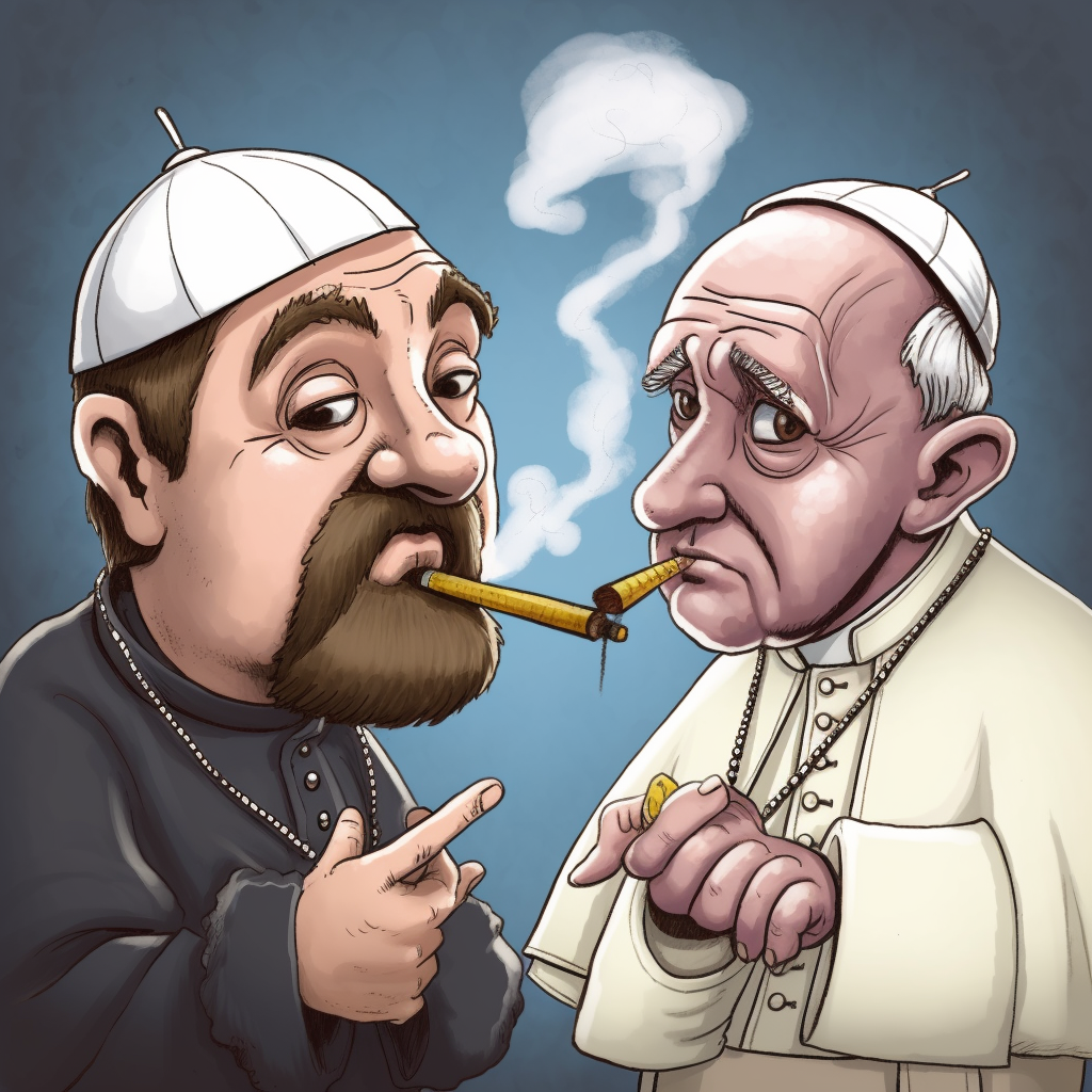 PalladiusFigata_Pope_Francis_silent_Bob_smoke_together_cartoon_b3c71380-e9d9-486c-892f-b316689f7586