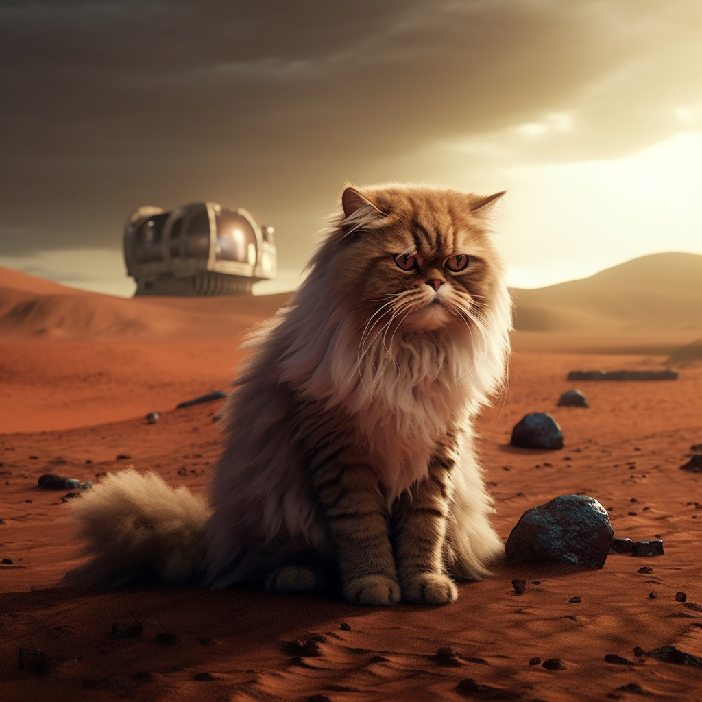 PalladiusPacans_a_Persian_cat_on_Mars_soil_realistic_8k_582e69be-cbb0-45fa-95aa-49aa20997a30