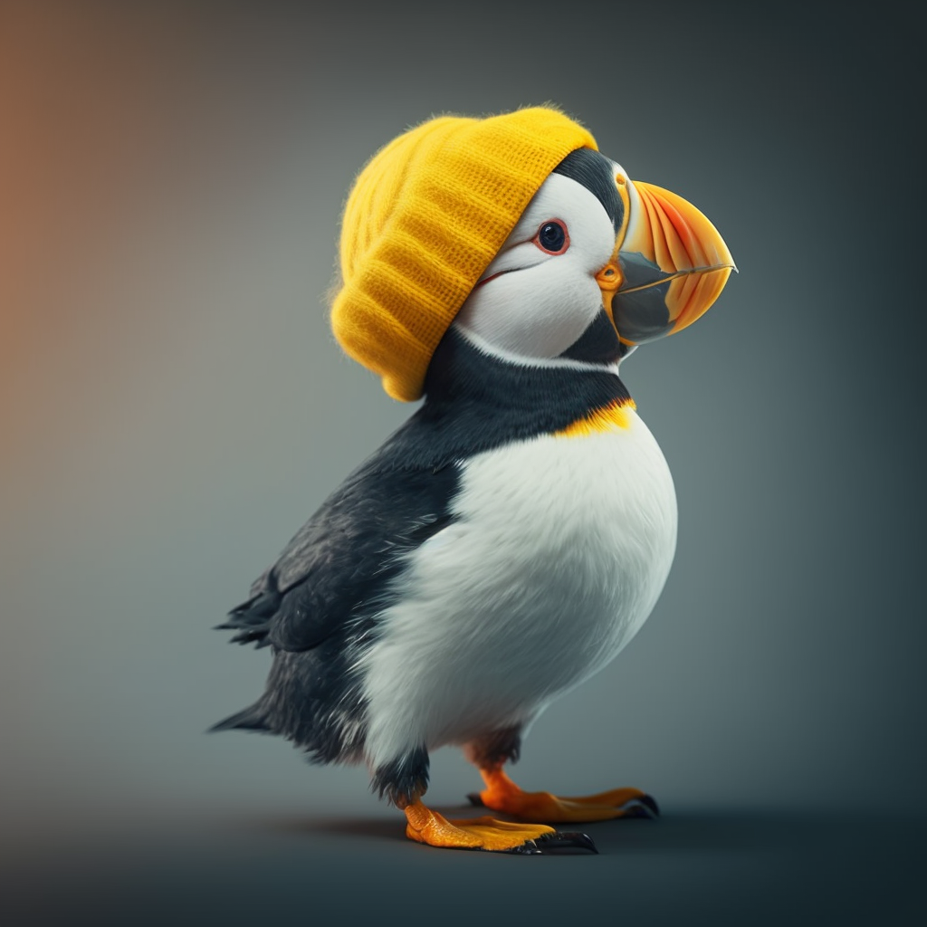 PalladiusPacans_a_puffin_dressed_in_yellow_with_a_Noogler_hat_r_133e78cb-51c3-49d4-b8b2-e5233d2e9229