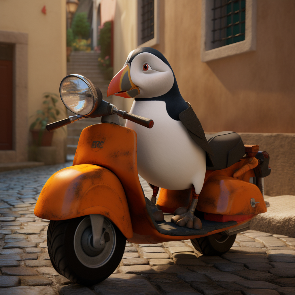 PalladiusPacans_a_puffin_on_a_vespa_very_fashionable_pixar_68f3053f-7e35-4dce-822c-e3b52b78dc8f