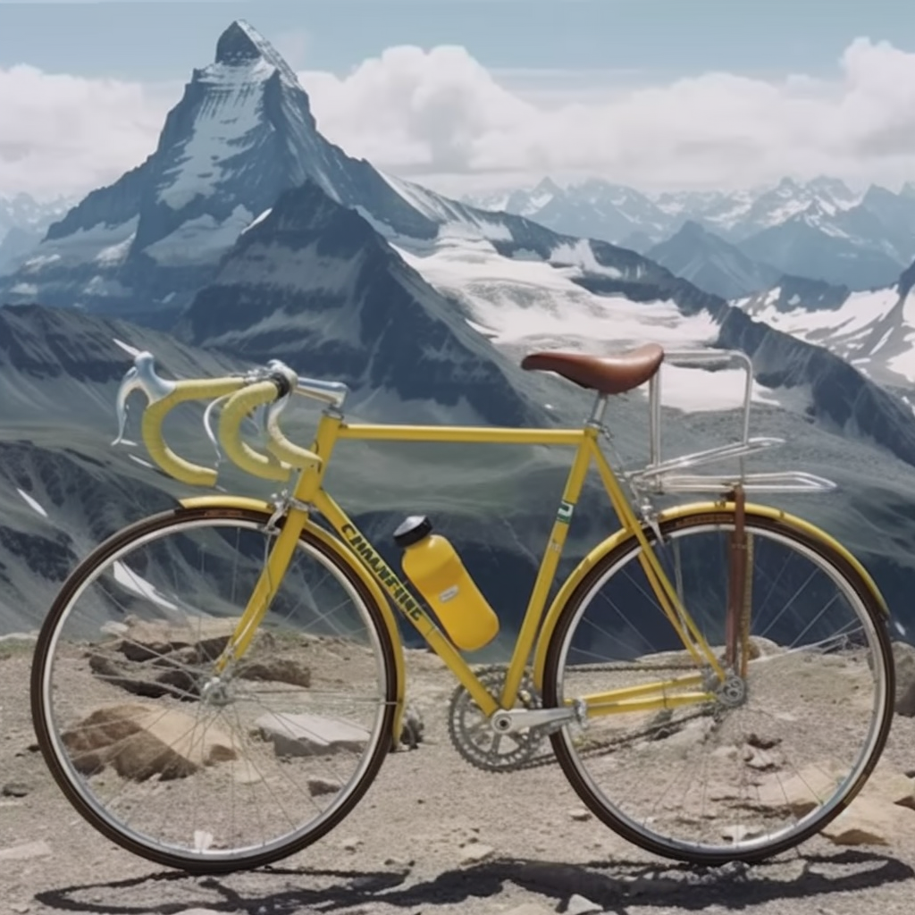 PalladiusPacans_a_yellow_Colnago_bike_used_to_cycle_on_top_of_M_0d1798ae-7cbb-4aa7-8387-b8621f1b88ce