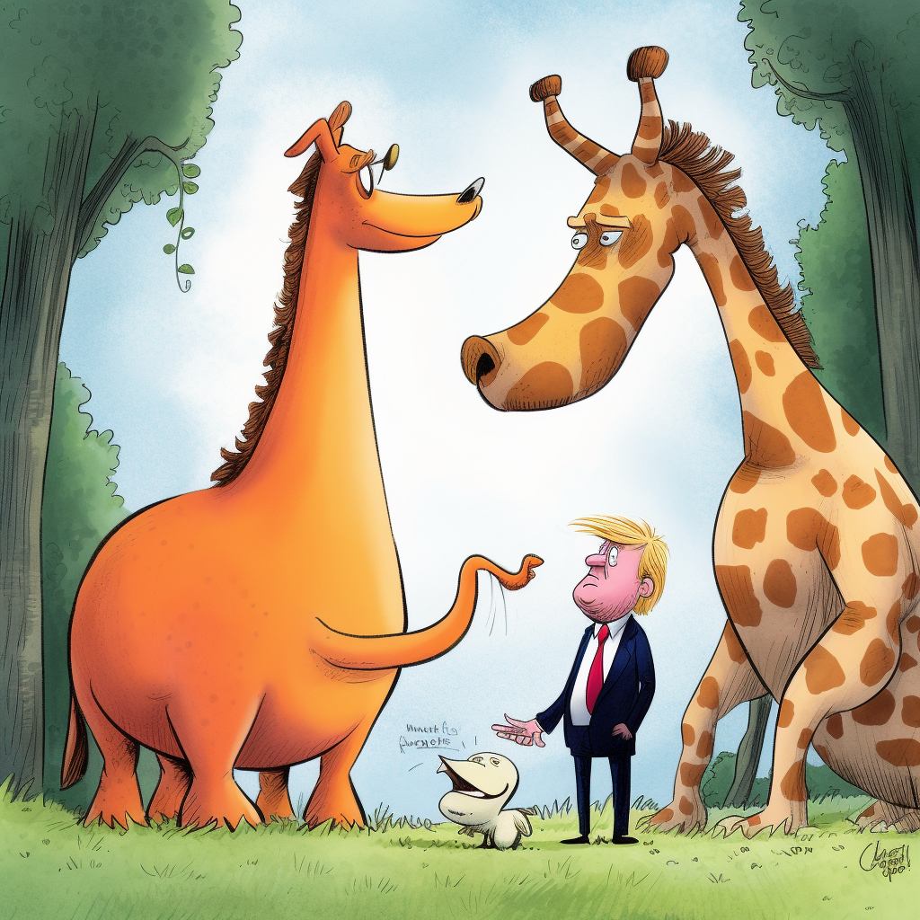 PalladiusPacans_gruffalo_meets_Donald_Trump_below_a_giant_giraf_7a1cd7b3-1103-4b0a-b178-eddcc061cb6d