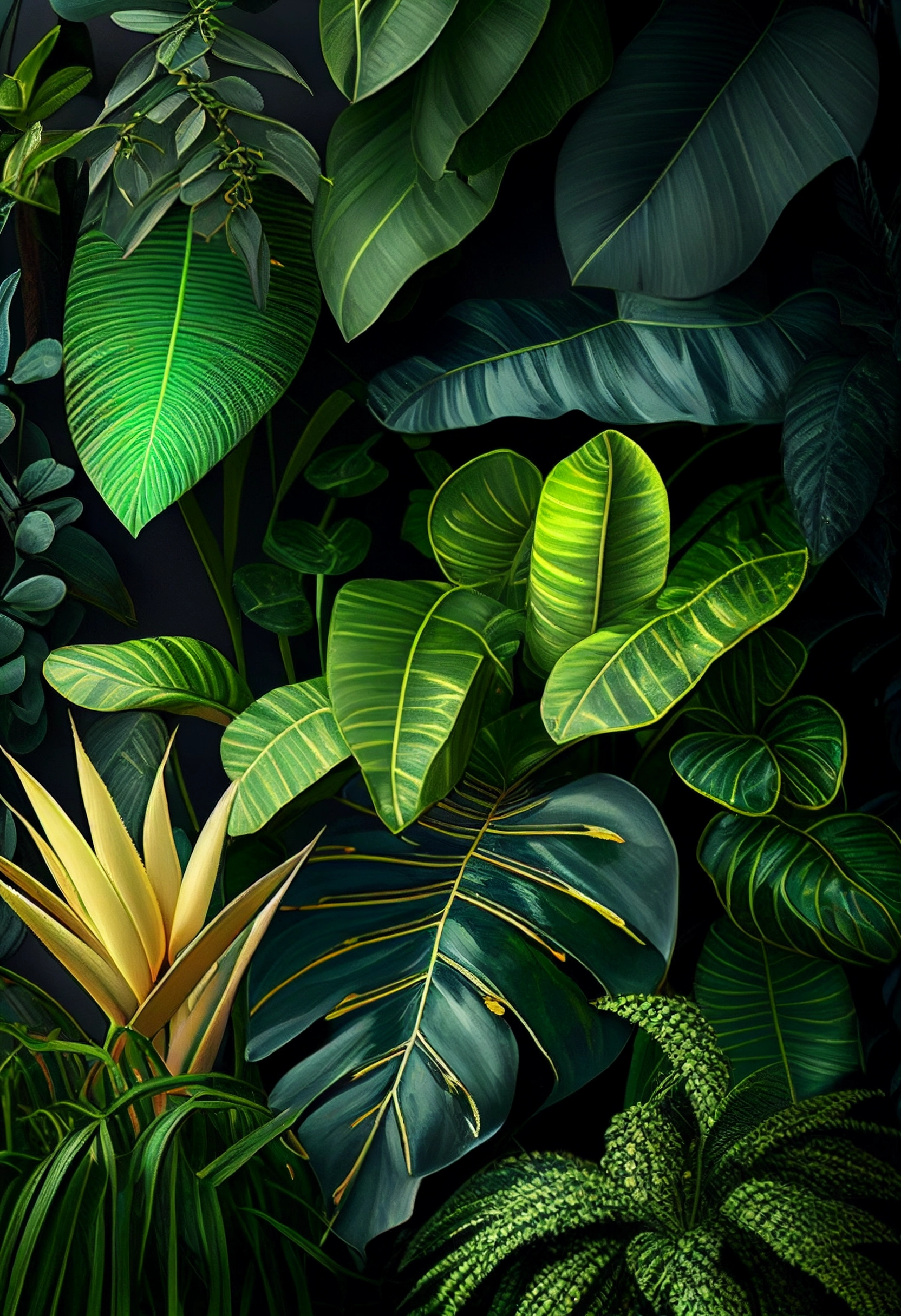 exotic plant foliage